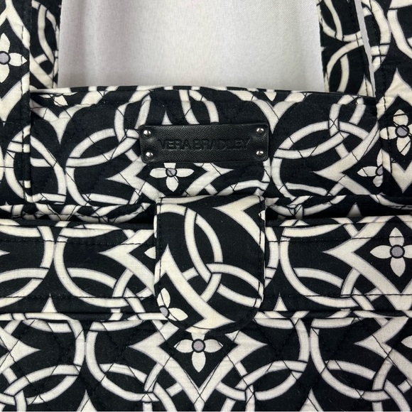 Vera Bradley Black & White Concerto Stroll Around Diaper Bag - Picture 6 of 11